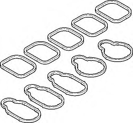 ELRING 246.700 Gasket Set, intake manifold